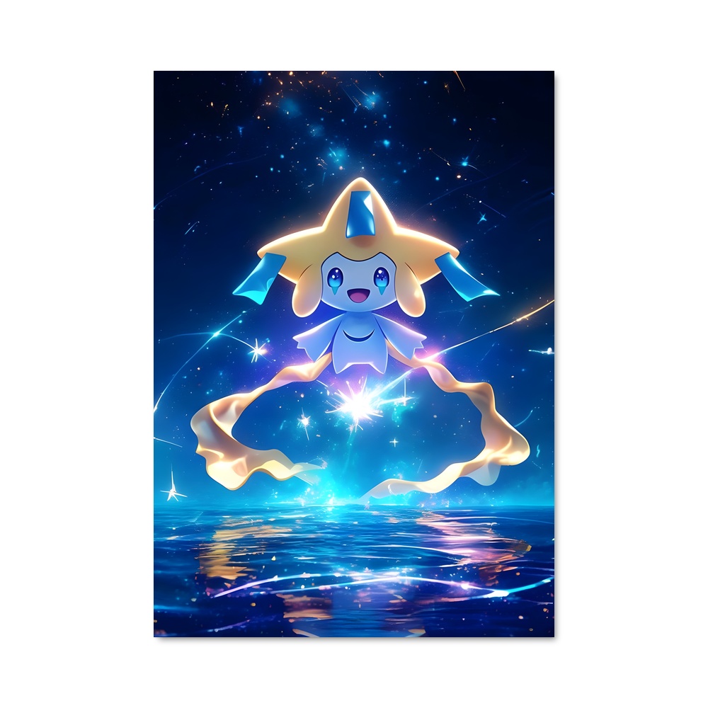 Poster Étoile Jirachi – affiche Pokemon