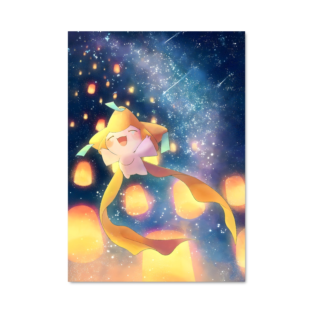Poster Jirachi Enchanté – affiche Pokemon