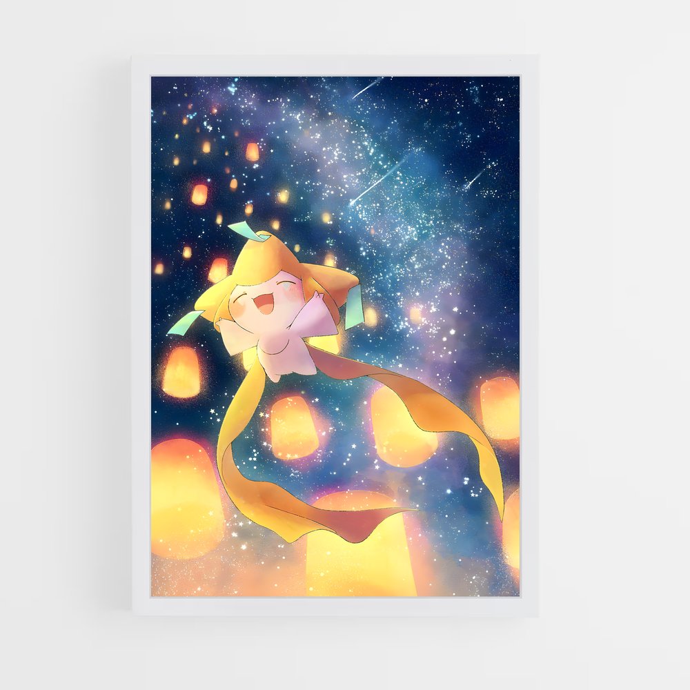 Poster Jirachi Enchanté – affiche Pokemon (vue 3)