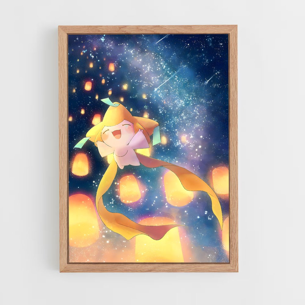Poster Jirachi Enchanté – affiche Pokemon (vue 4)
