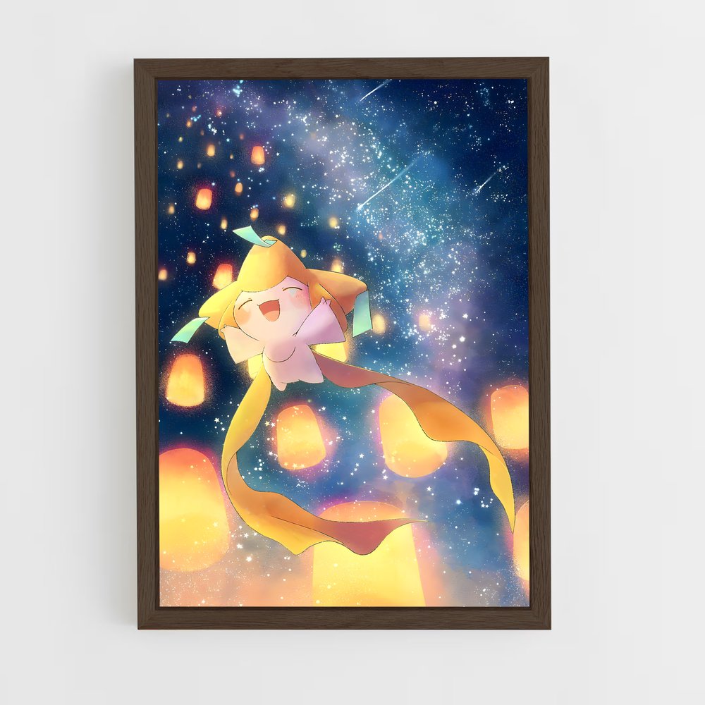 Poster Jirachi Enchanté – affiche Pokemon (vue 5)
