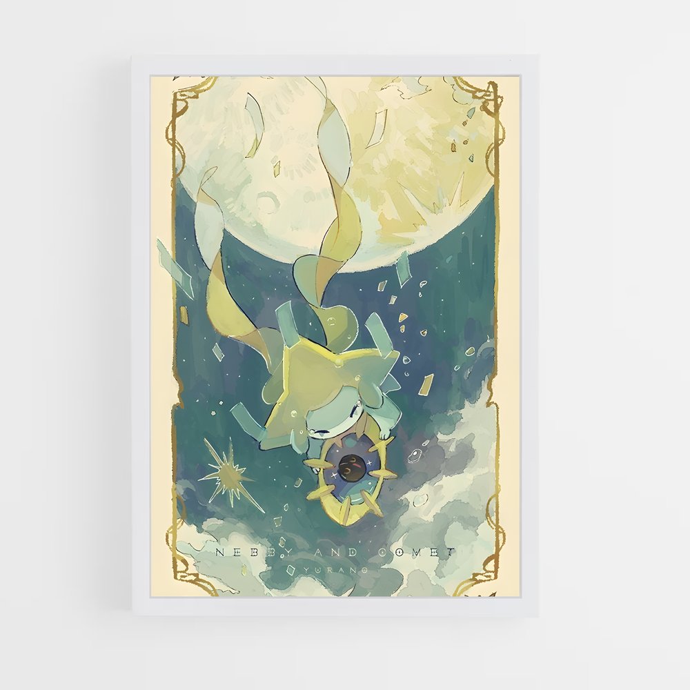 Poster L'Étoile de Jirachi – affiche Pokemon (vue 3)