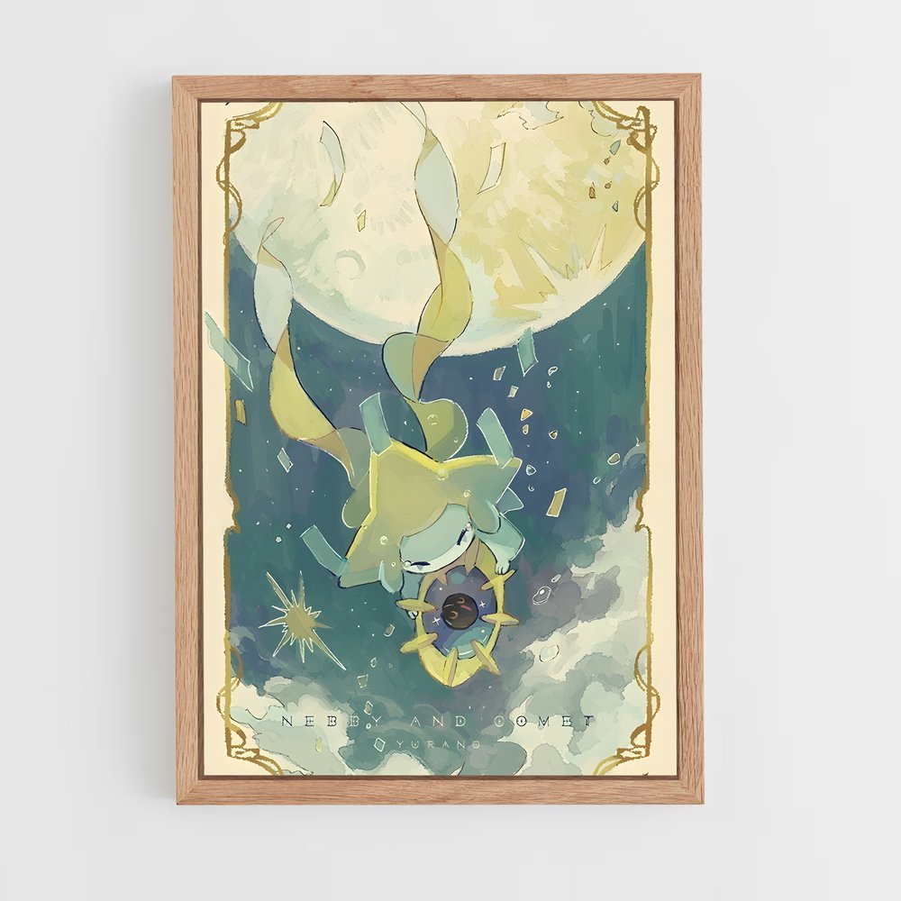 Poster L'Étoile de Jirachi – affiche Pokemon (vue 4)