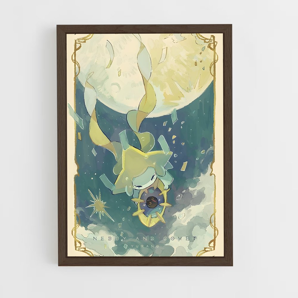 Poster L'Étoile de Jirachi – affiche Pokemon (vue 5)