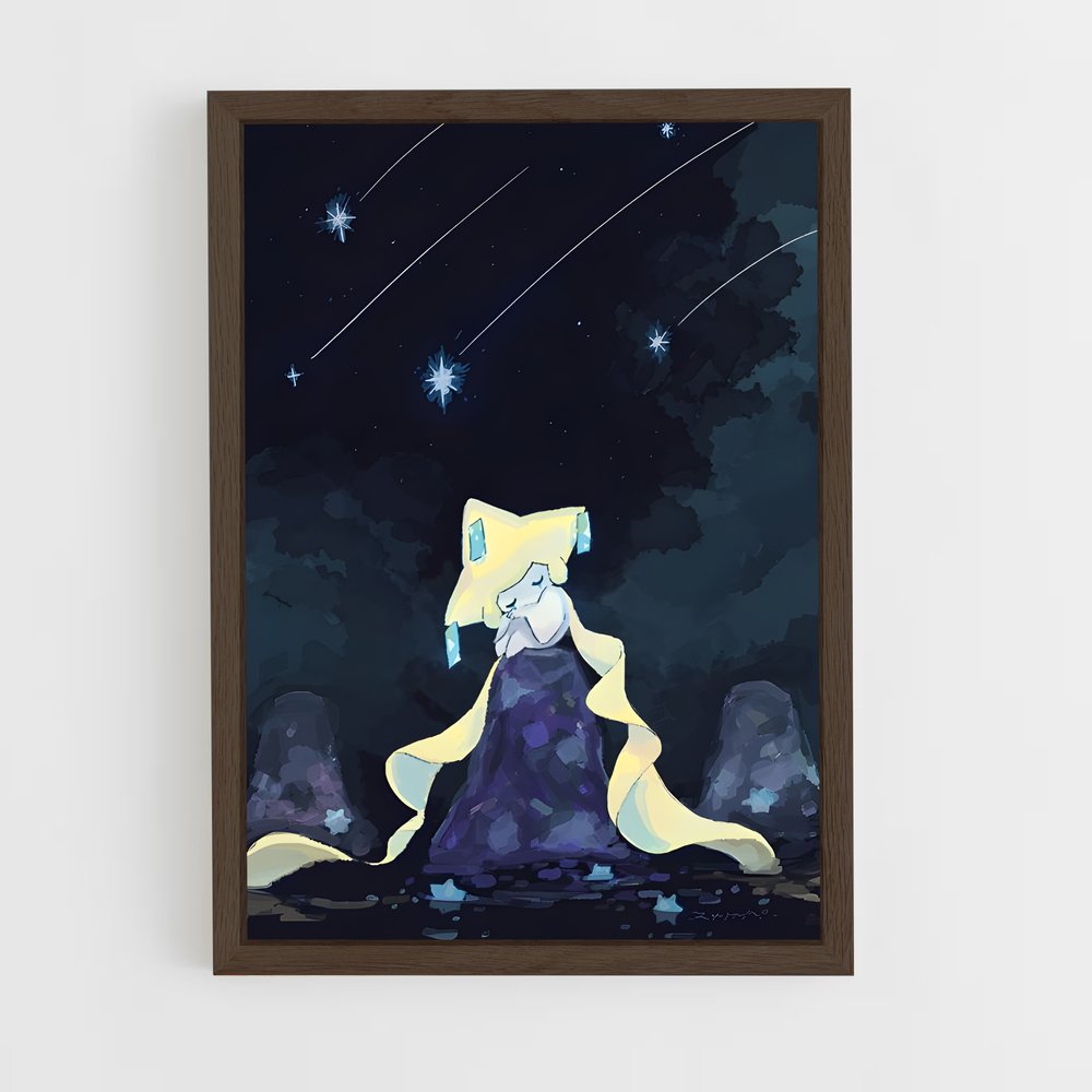 Poster Jirachi sous les Étoiles – affiche Pokemon (vue 5)