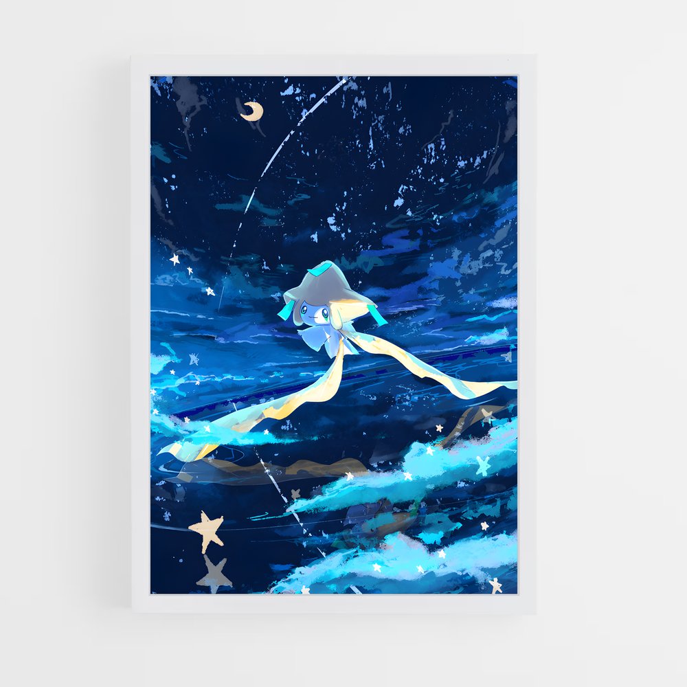 Poster L'Enchantement Azuré – affiche Pokemon (vue 3)