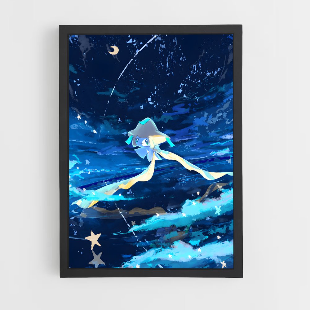 Poster L'Enchantement Azuré – affiche Pokemon (vue 2)
