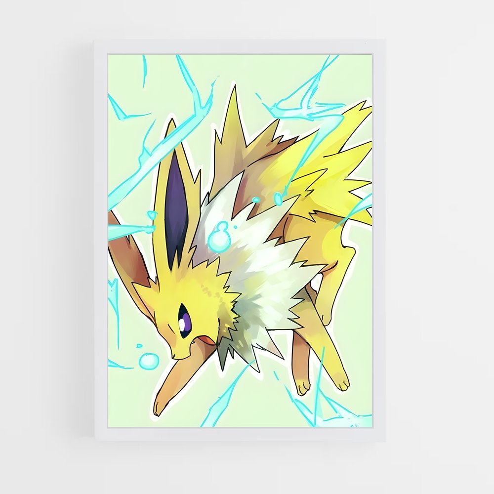 Poster Éclair de Jolteon – affiche Pokemon (vue 3)
