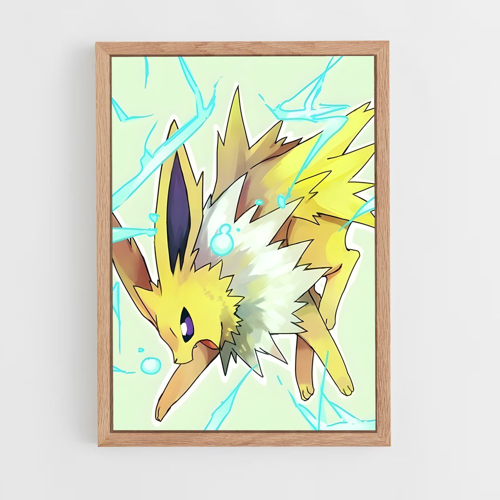 Poster Éclair de Jolteon – affiche Pokemon (vue 4)