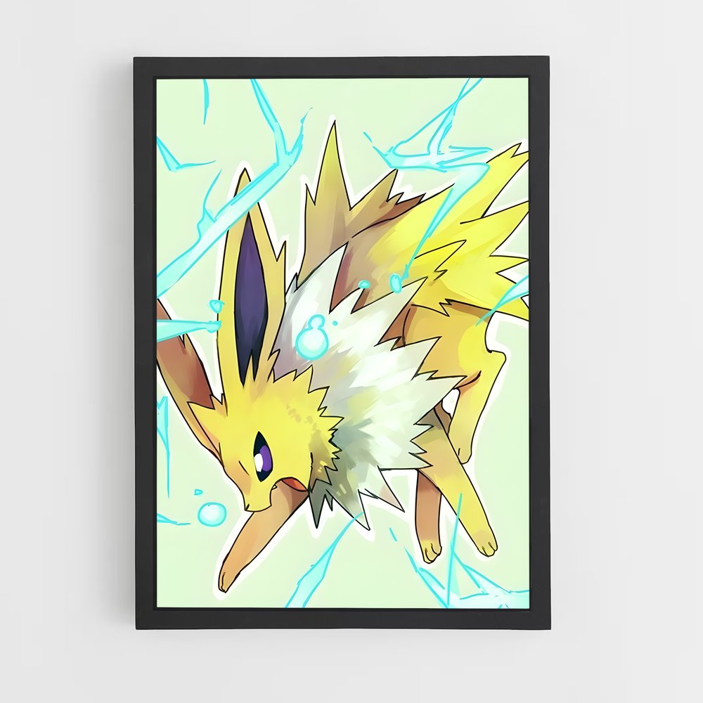 Poster Éclair de Jolteon – affiche Pokemon (vue 2)