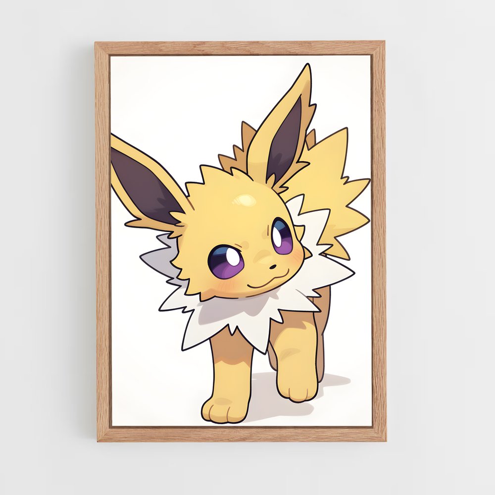 Poster Jolteon Énergique – affiche Pokemon (vue 4)