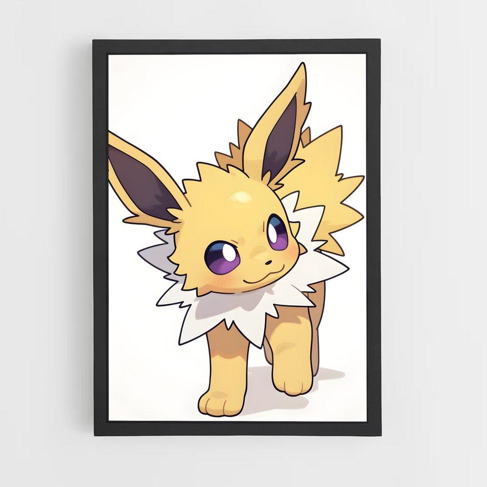 Poster Jolteon Énergique – affiche Pokemon (vue 2)