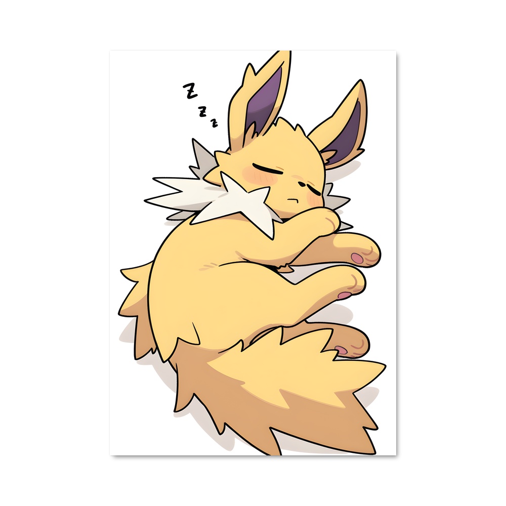 Poster Éclat de Jolteon – affiche Pokemon