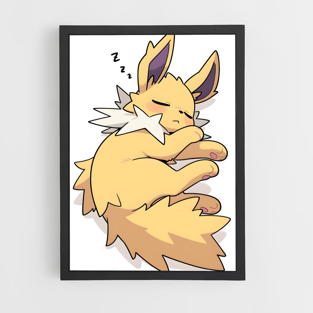 Poster Éclat de Jolteon – affiche Pokemon (vue 2)