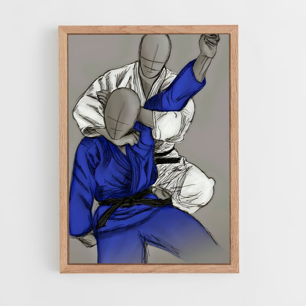Poster Duel de Kimonos – affiche Judo (vue 4)