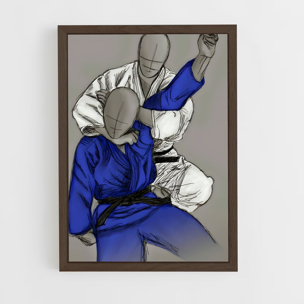 Poster Duel de Kimonos – affiche Judo (vue 5)