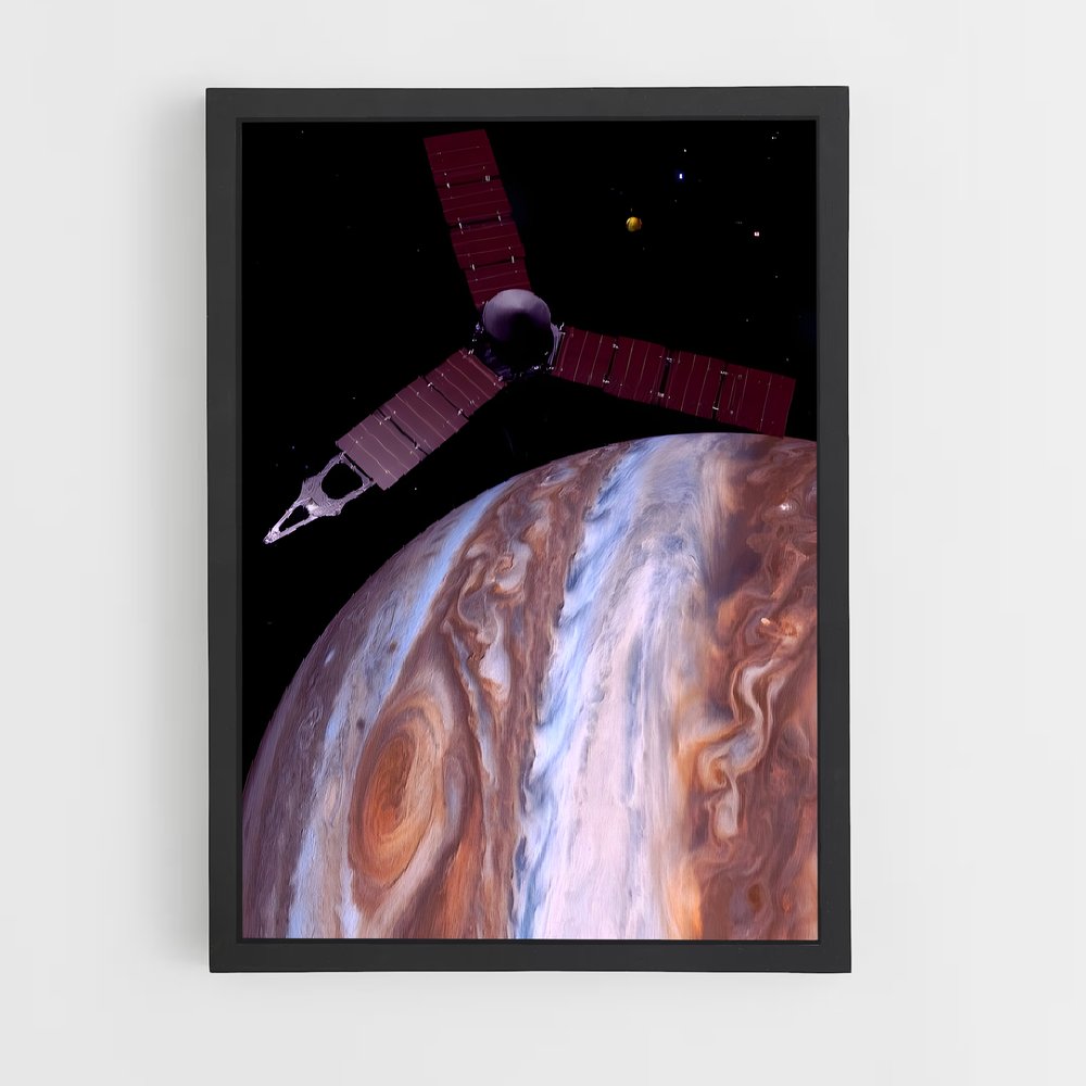 Poster Voyage au Cœur de Jupiter – affiche Missions spatiales (vue 2)