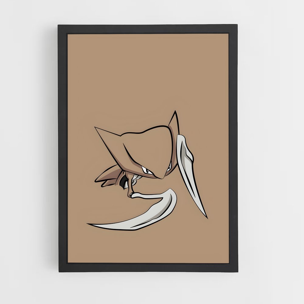 Poster Kabutops le Charmeur – affiche Pokemon (vue 2)