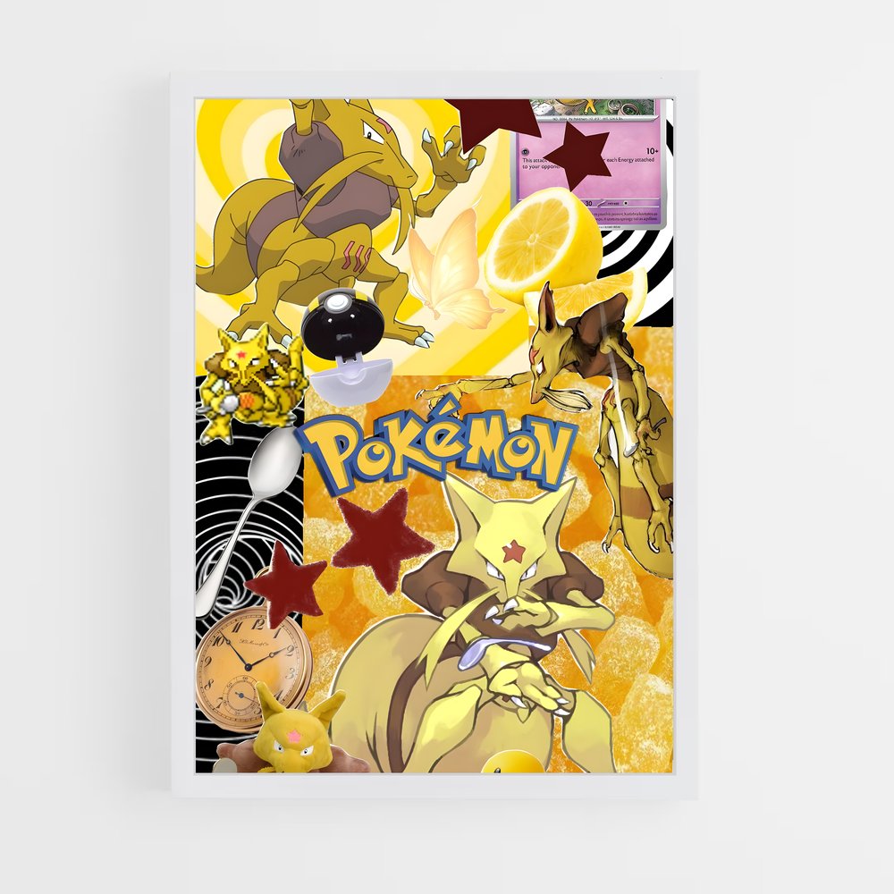 Poster PokéMosaic – affiche Pokemon (vue 3)