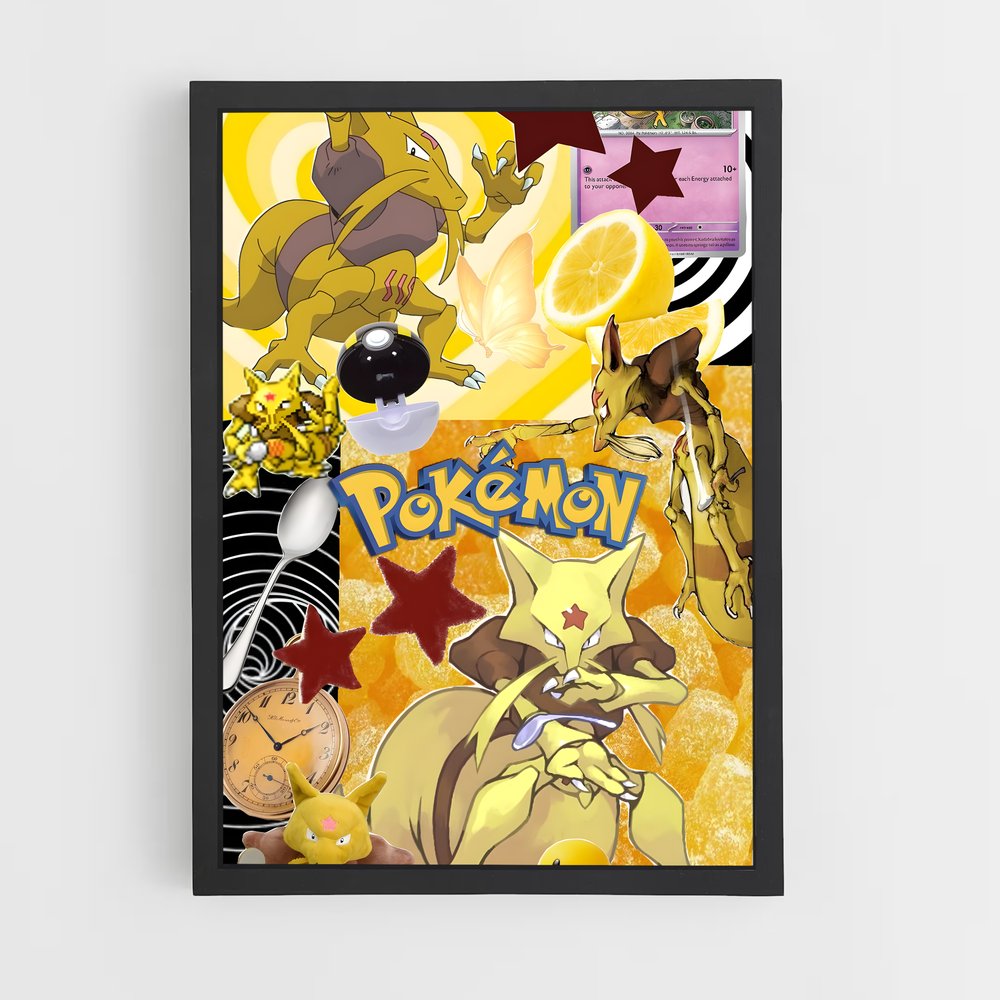 Poster PokéMosaic – affiche Pokemon (vue 2)