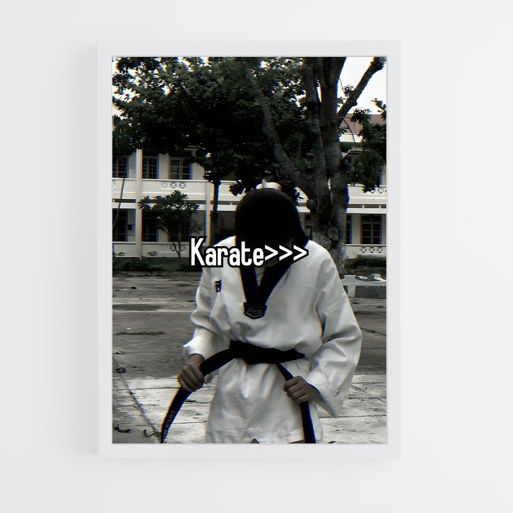 Poster Maître du Kime – affiche Karaté (vue 3)