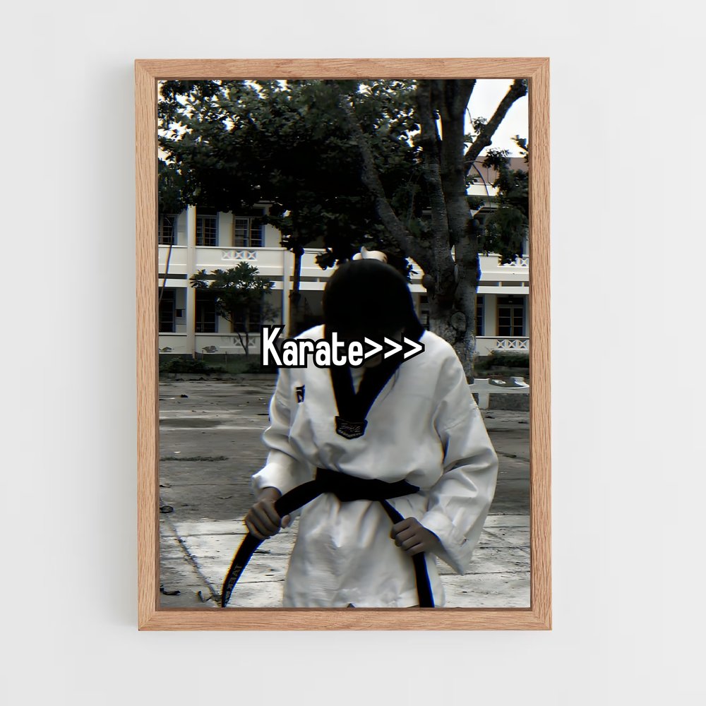 Poster Maître du Kime – affiche Karaté (vue 4)