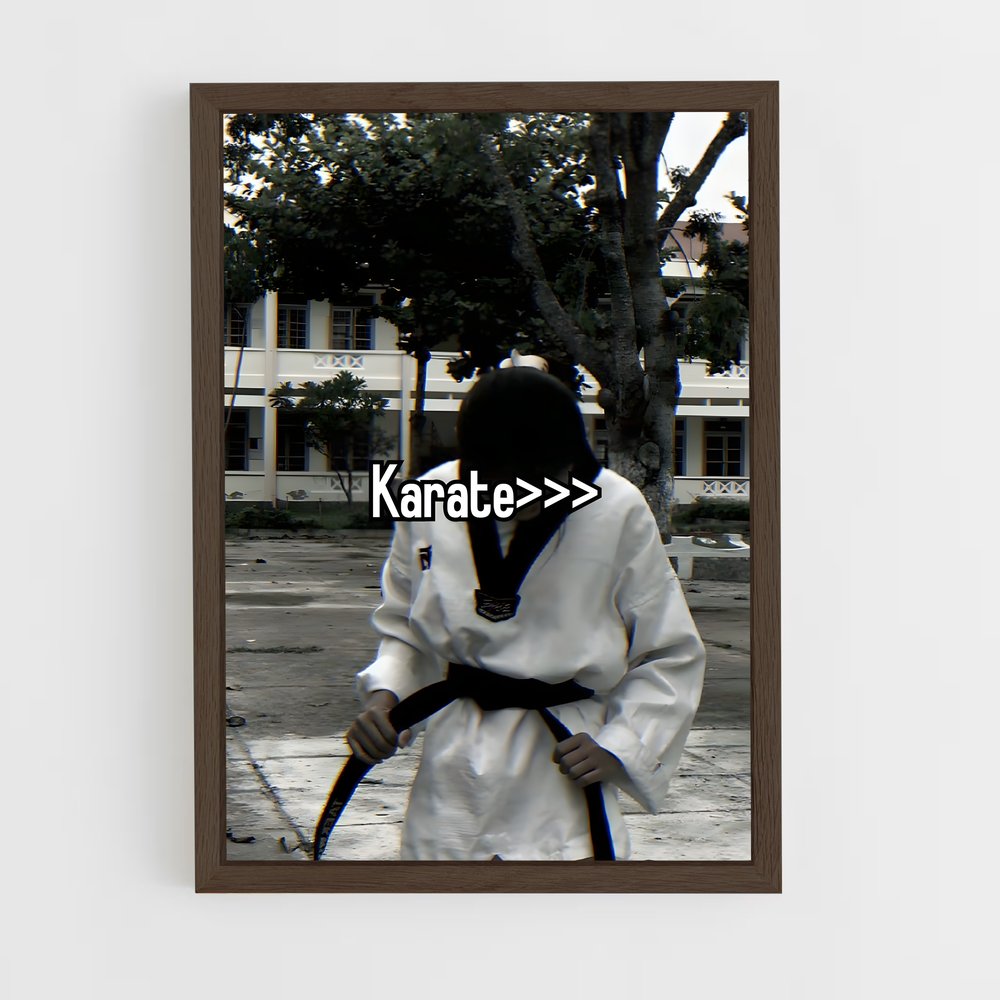 Poster Maître du Kime – affiche Karaté (vue 5)
