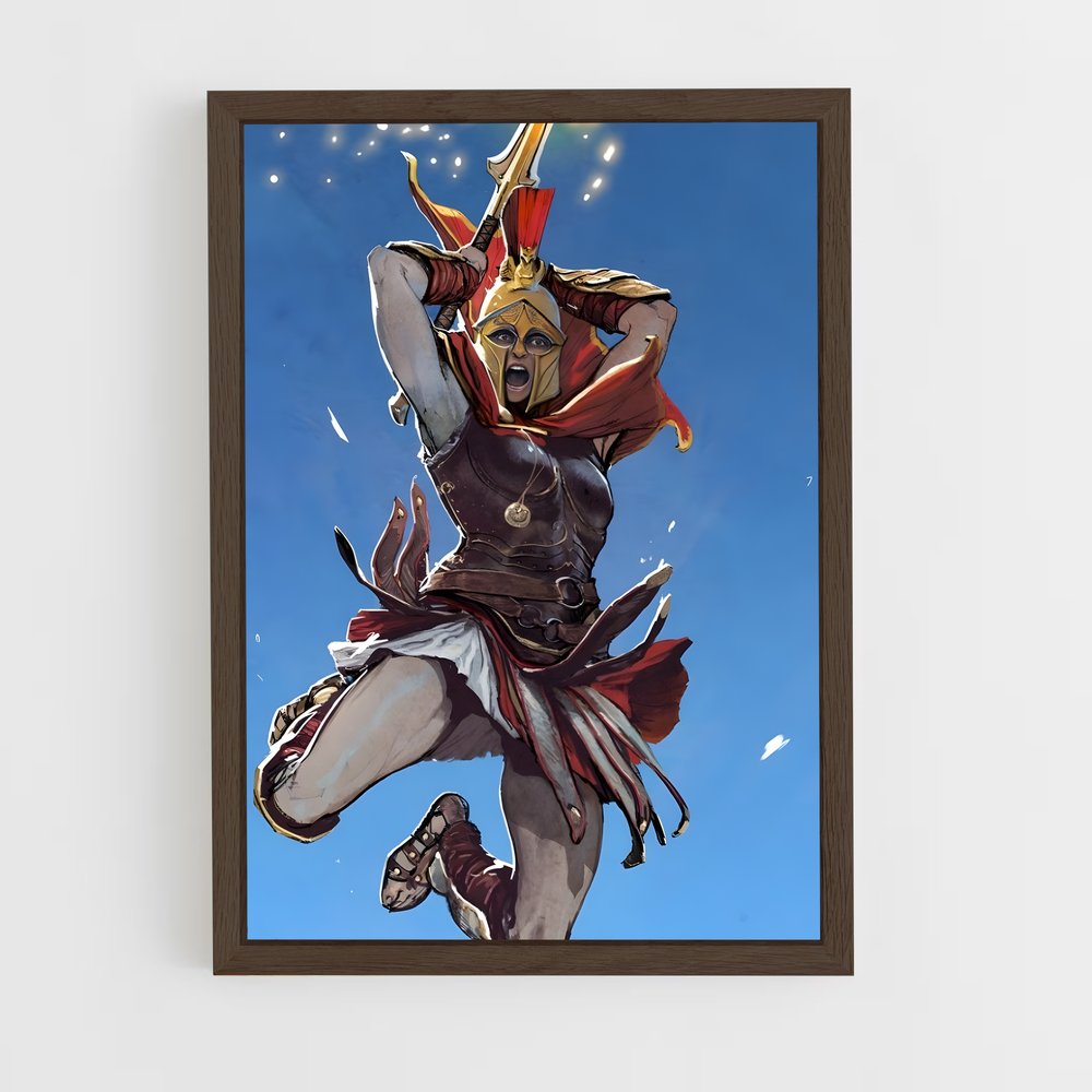 Poster Kassandra : L'Ascension du Héros – affiche Assassin's Creed (vue 5)