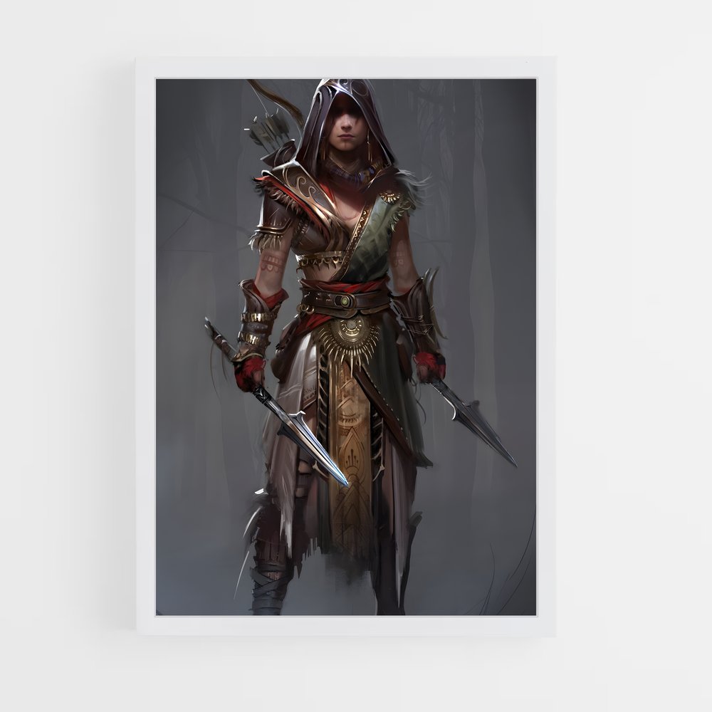 Poster Kassandra, L'Héritière des Ombres – affiche Assassin's Creed (vue 3)