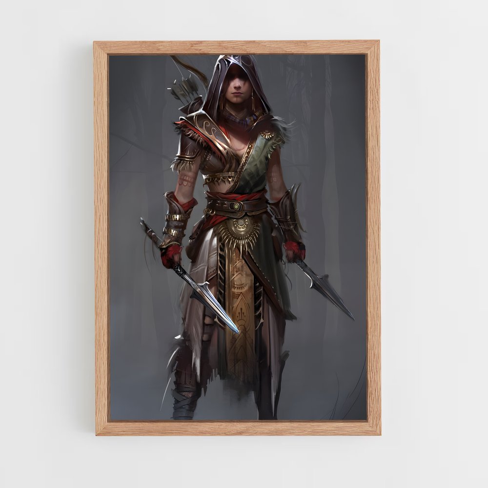 Poster Kassandra, L'Héritière des Ombres – affiche Assassin's Creed (vue 4)