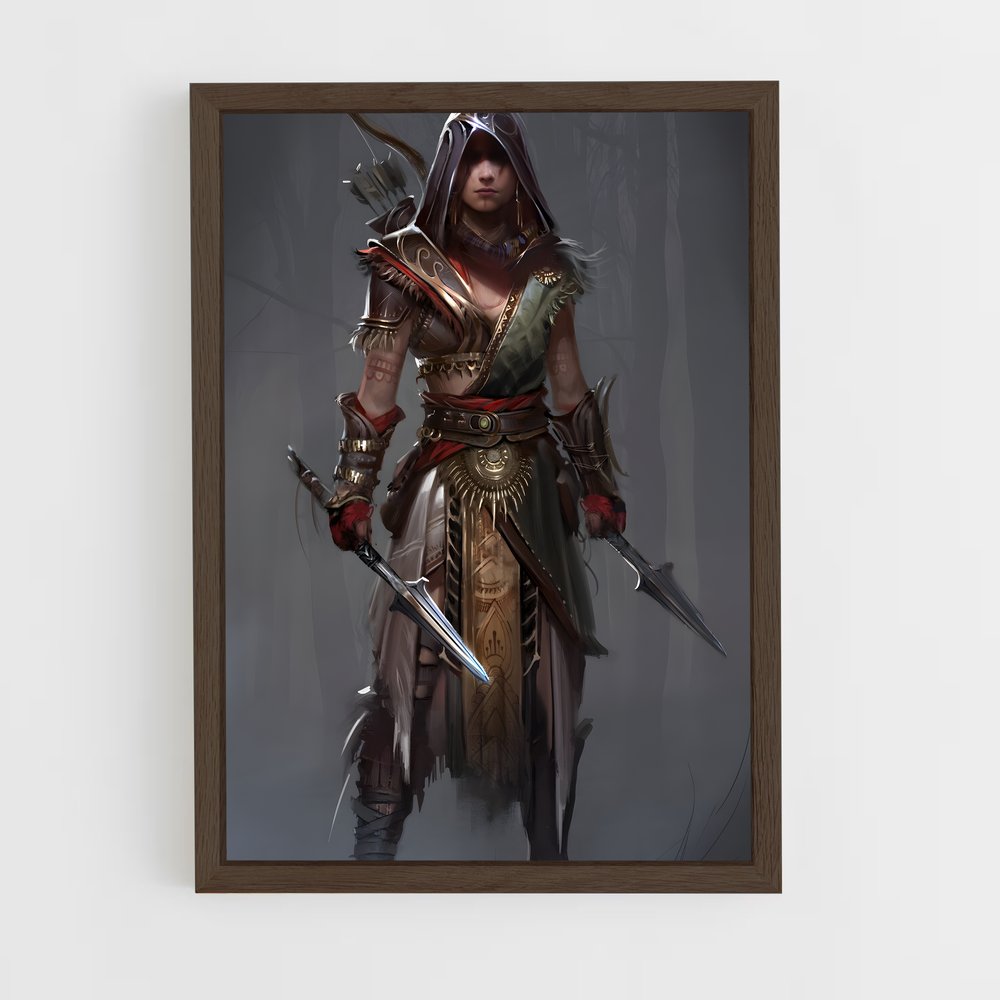 Poster Kassandra, L'Héritière des Ombres – affiche Assassin's Creed (vue 5)