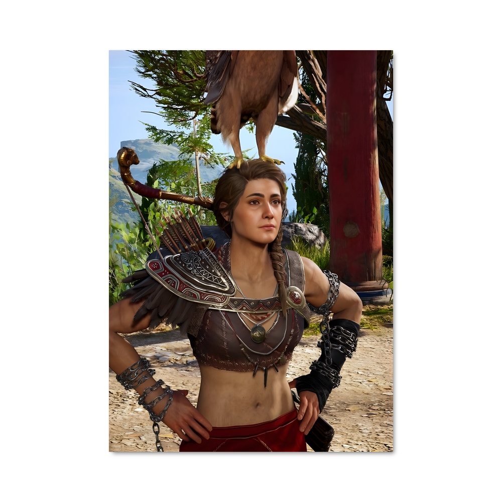 Poster Kassandra danse – affiche Assassin's Creed