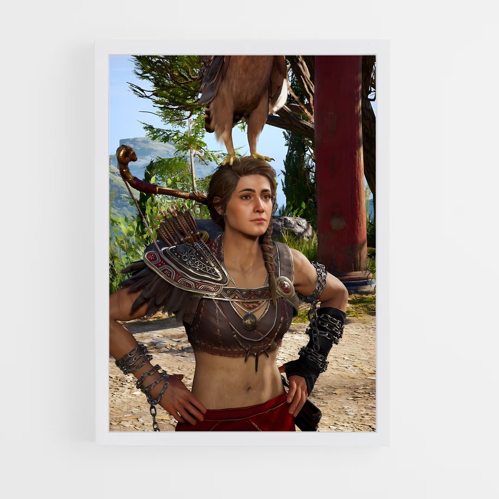 Poster Kassandra danse – affiche Assassin's Creed (vue 3)