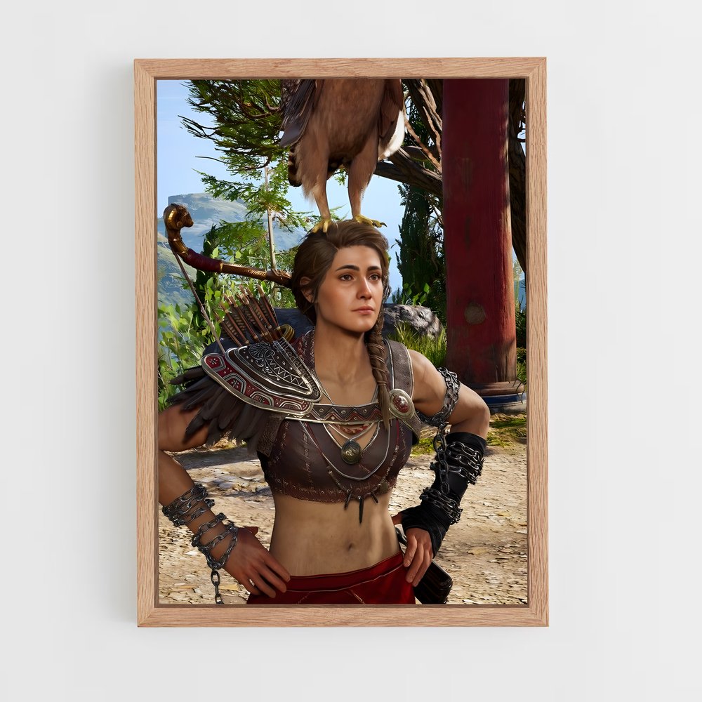 Poster Kassandra danse – affiche Assassin's Creed (vue 4)