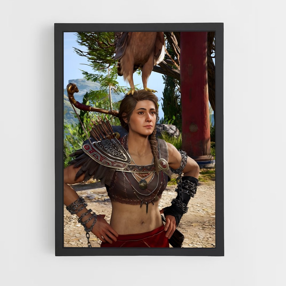 Poster Kassandra danse – affiche Assassin's Creed (vue 2)