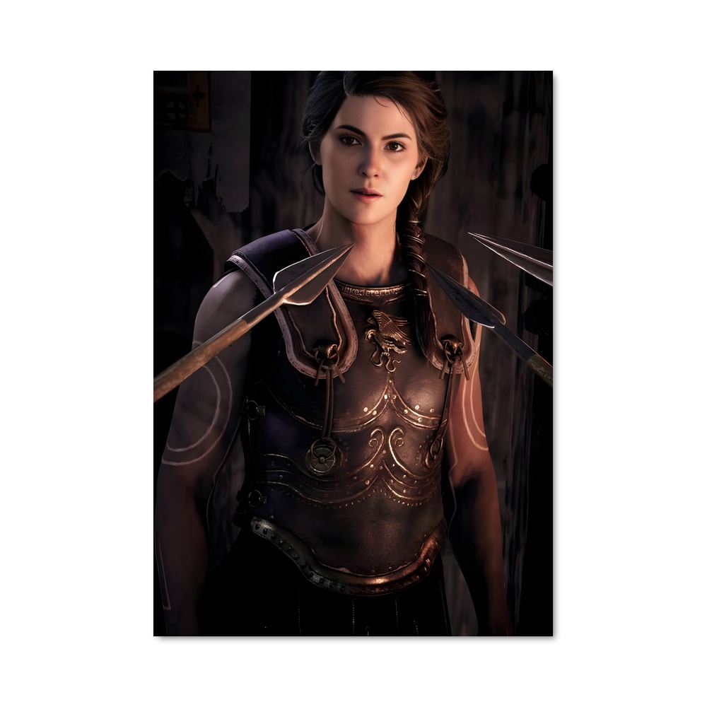 Poster Kassandra: L'Héroïne Épée au Poing – affiche Assassin's Creed
