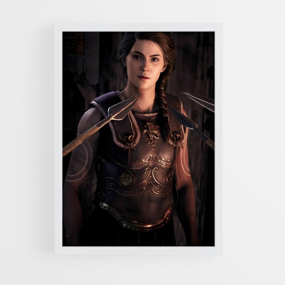 Poster Kassandra: L'Héroïne Épée au Poing – affiche Assassin's Creed (vue 3)