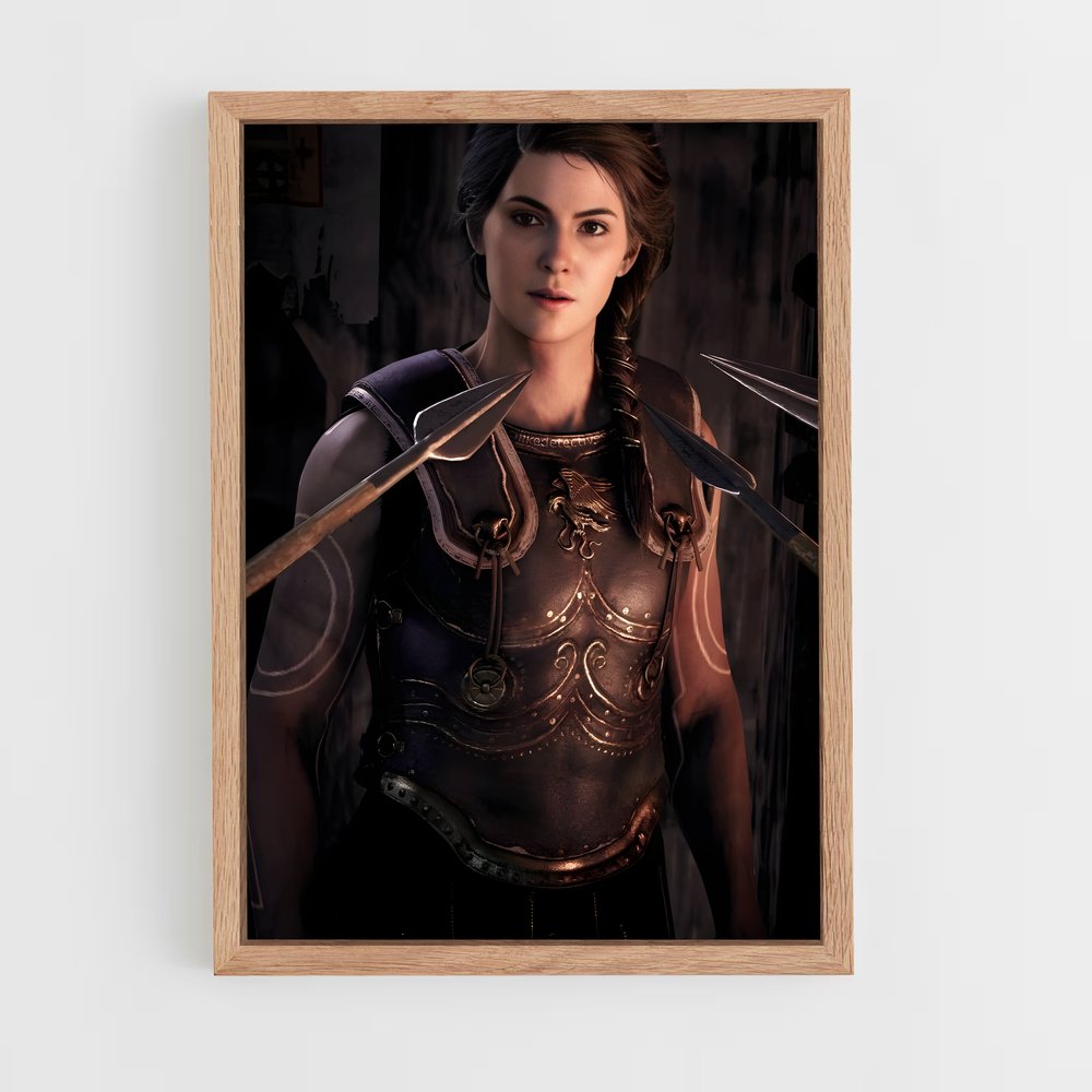 Poster Kassandra: L'Héroïne Épée au Poing – affiche Assassin's Creed (vue 4)