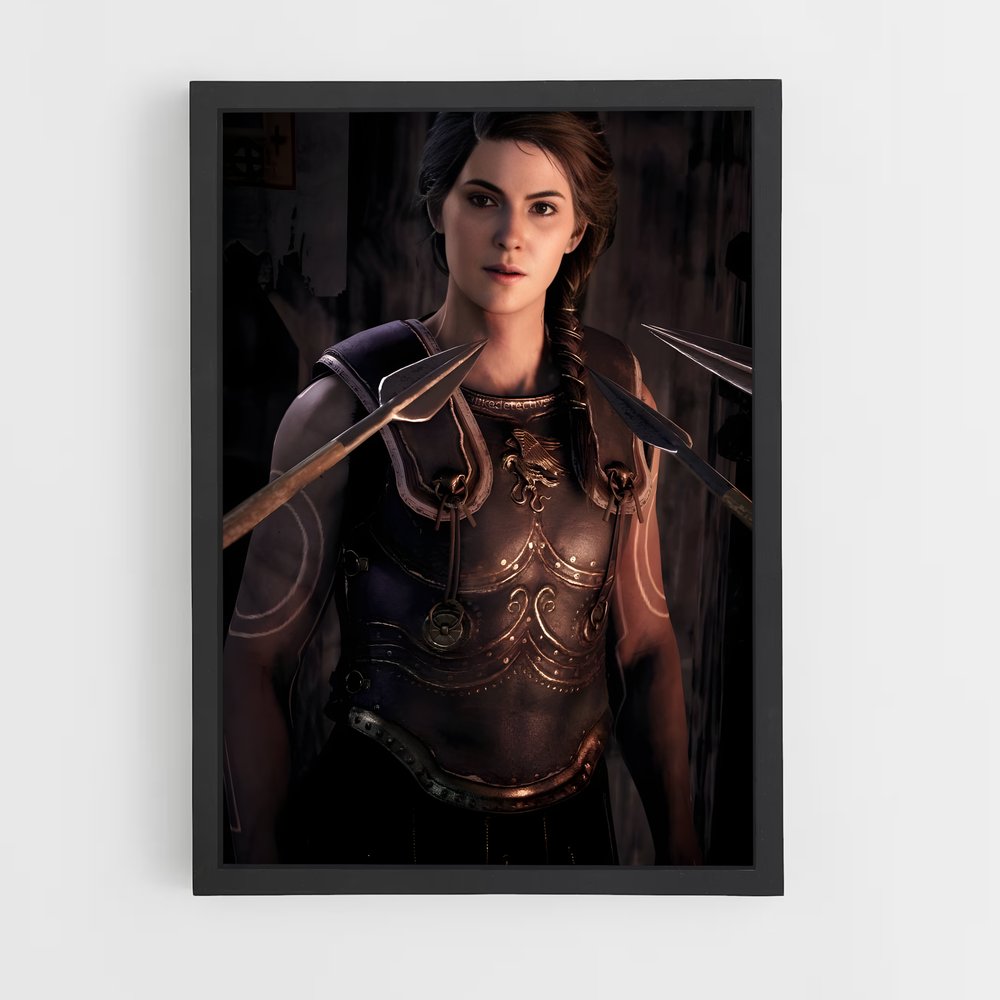 Poster Kassandra: L'Héroïne Épée au Poing – affiche Assassin's Creed (vue 2)