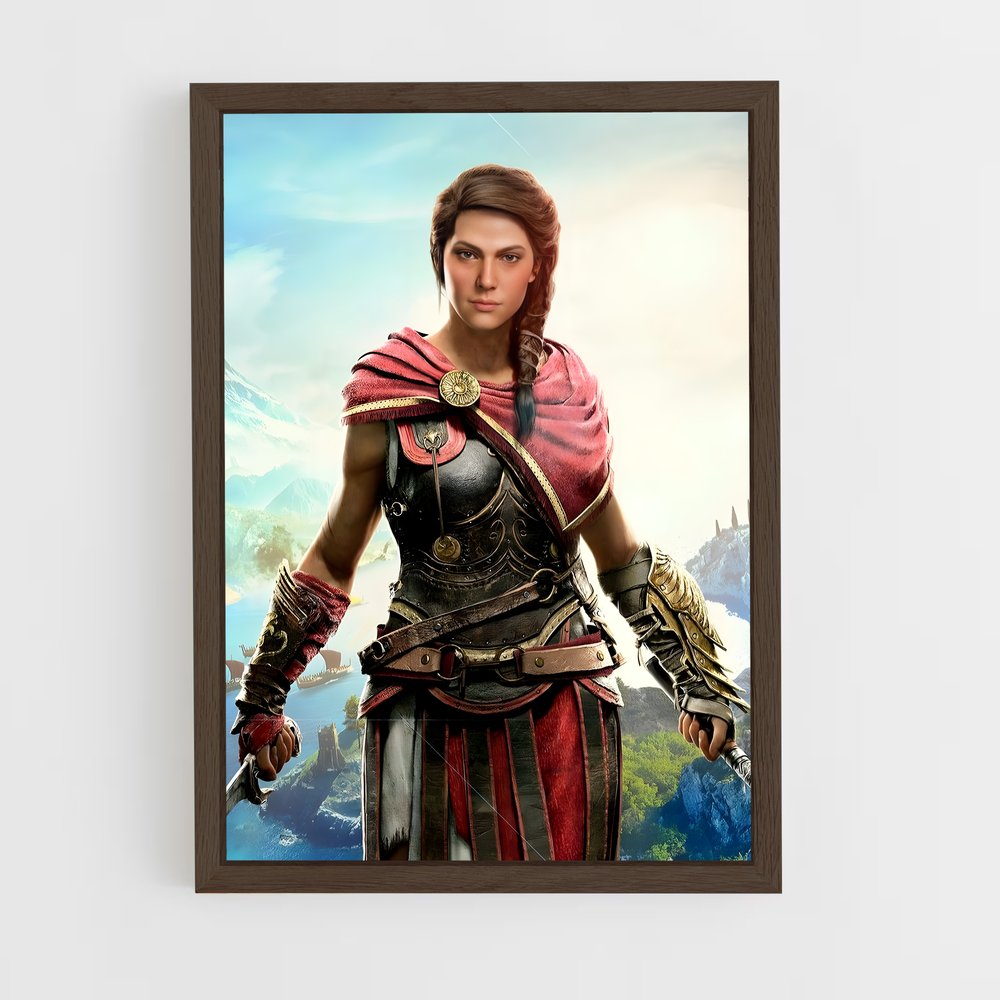 Poster Kassandra Votre – affiche Assassin's Creed (vue 5)