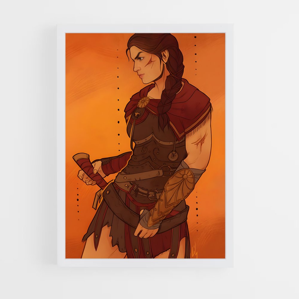 Poster Rouge Mortel – affiche Assassin's Creed (vue 3)