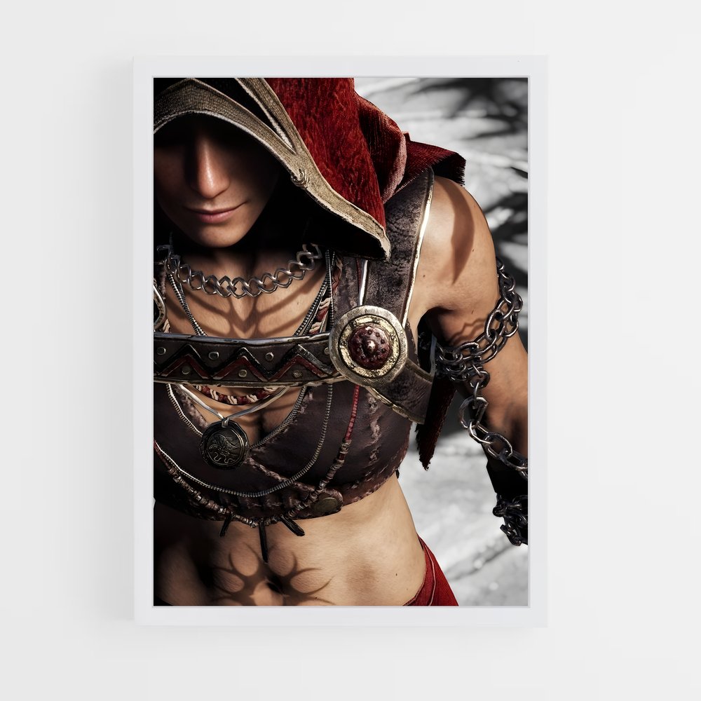 Poster Kassandra en Rouge – affiche Assassin's Creed (vue 3)