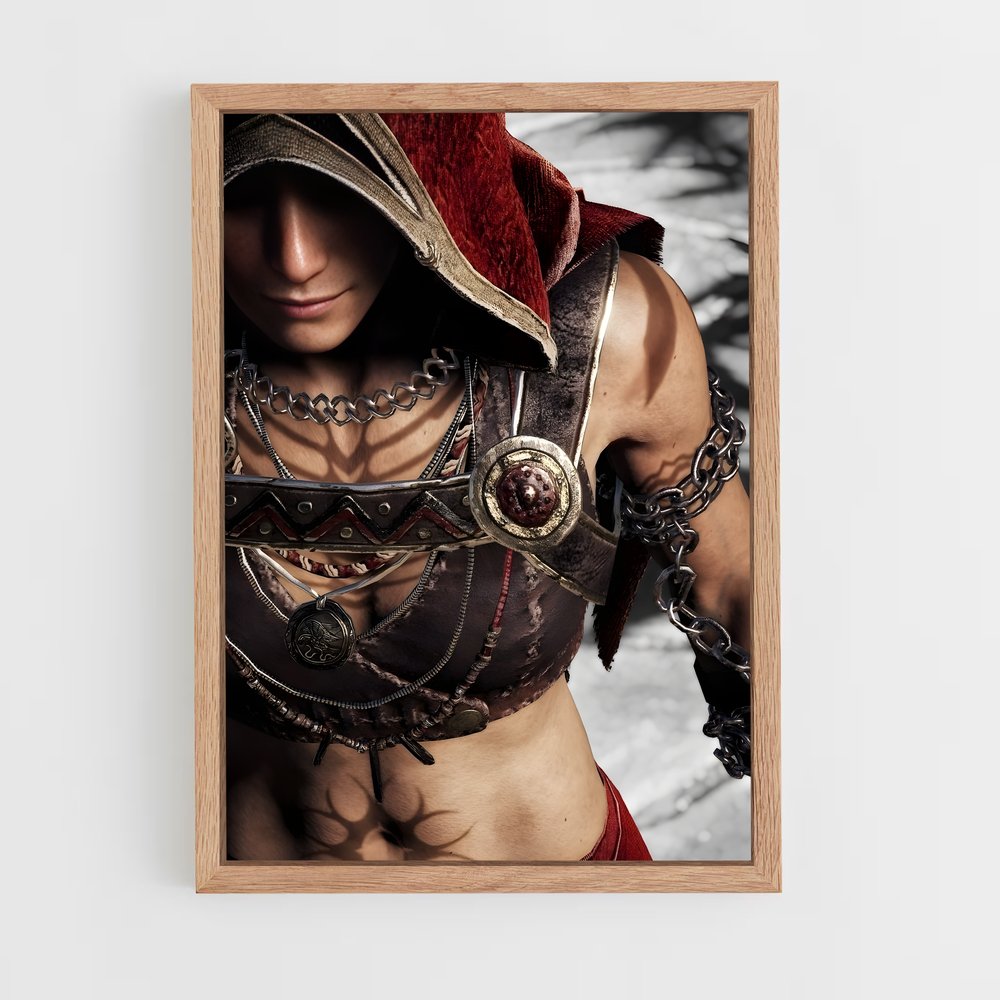 Poster Kassandra en Rouge – affiche Assassin's Creed (vue 4)