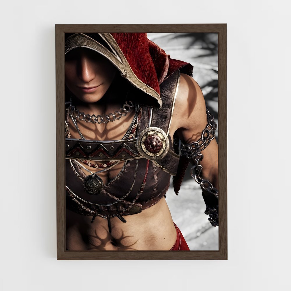 Poster Kassandra en Rouge – affiche Assassin's Creed (vue 5)