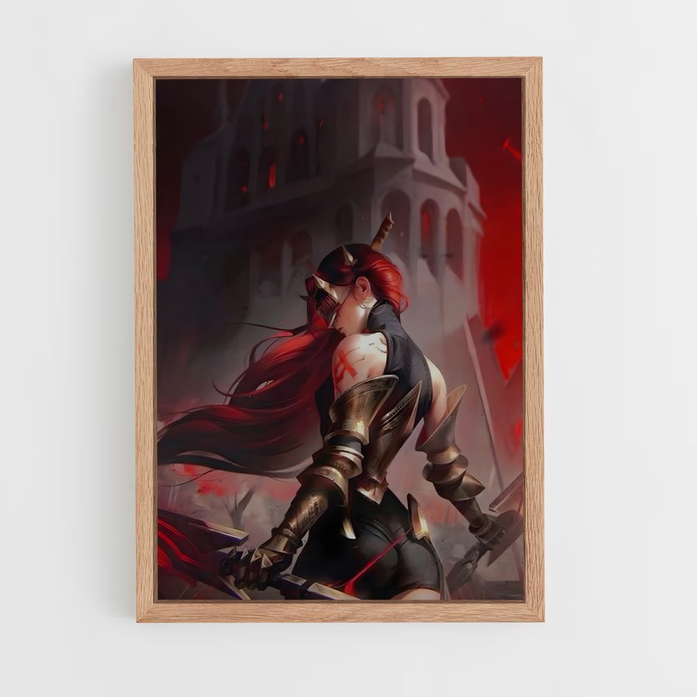 Poster La Gardienne des Cieux – affiche League Of Legends (vue 4)