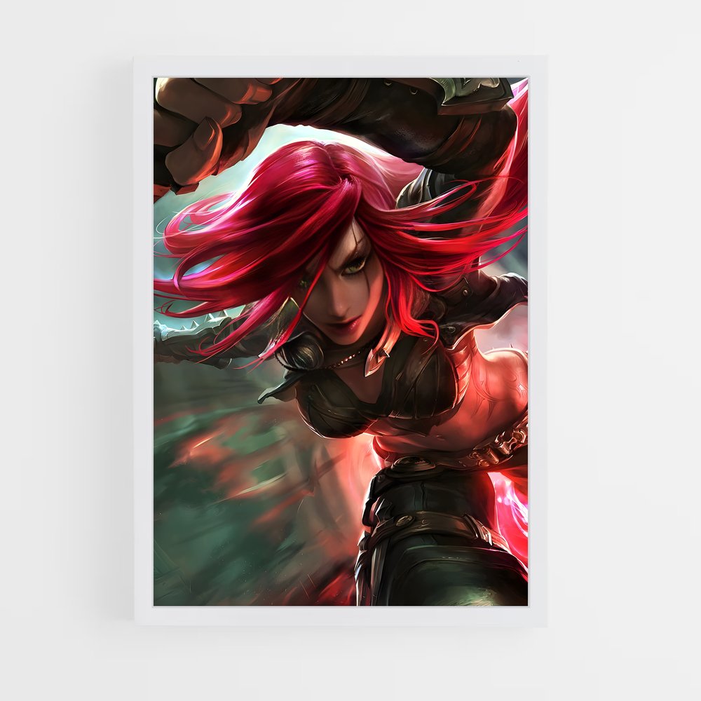 Poster Katarina, La Légende de l'Assassin – affiche League Of Legends (vue 3)