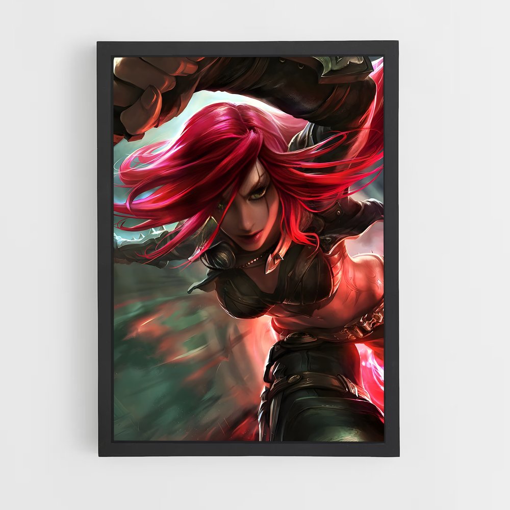 Poster Katarina, La Légende de l'Assassin – affiche League Of Legends (vue 2)