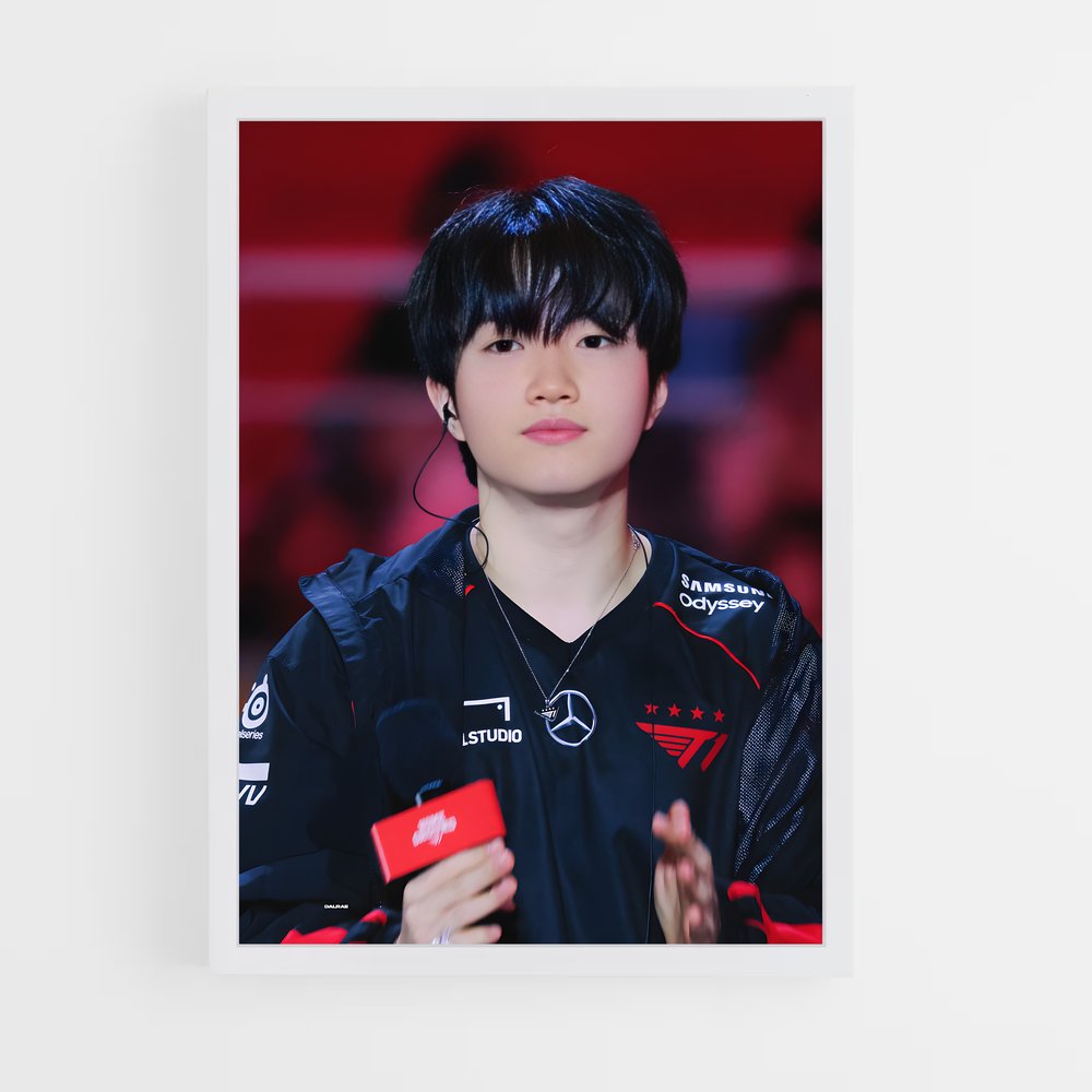 Poster Le Rouge Éclatant – affiche Esports (vue 3)
