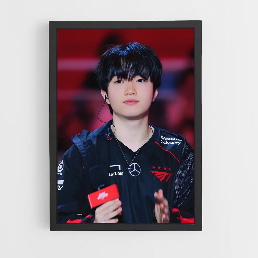 Poster Le Rouge Éclatant – affiche Esports (vue 2)