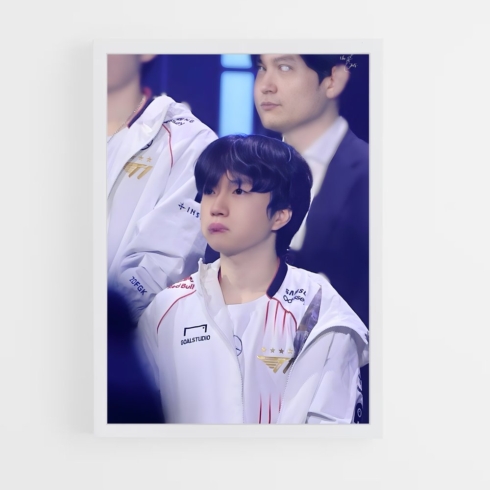 Poster Keria Audacieux – affiche Esports (vue 3)